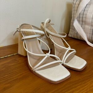 White High Heels! Bride Shoes!